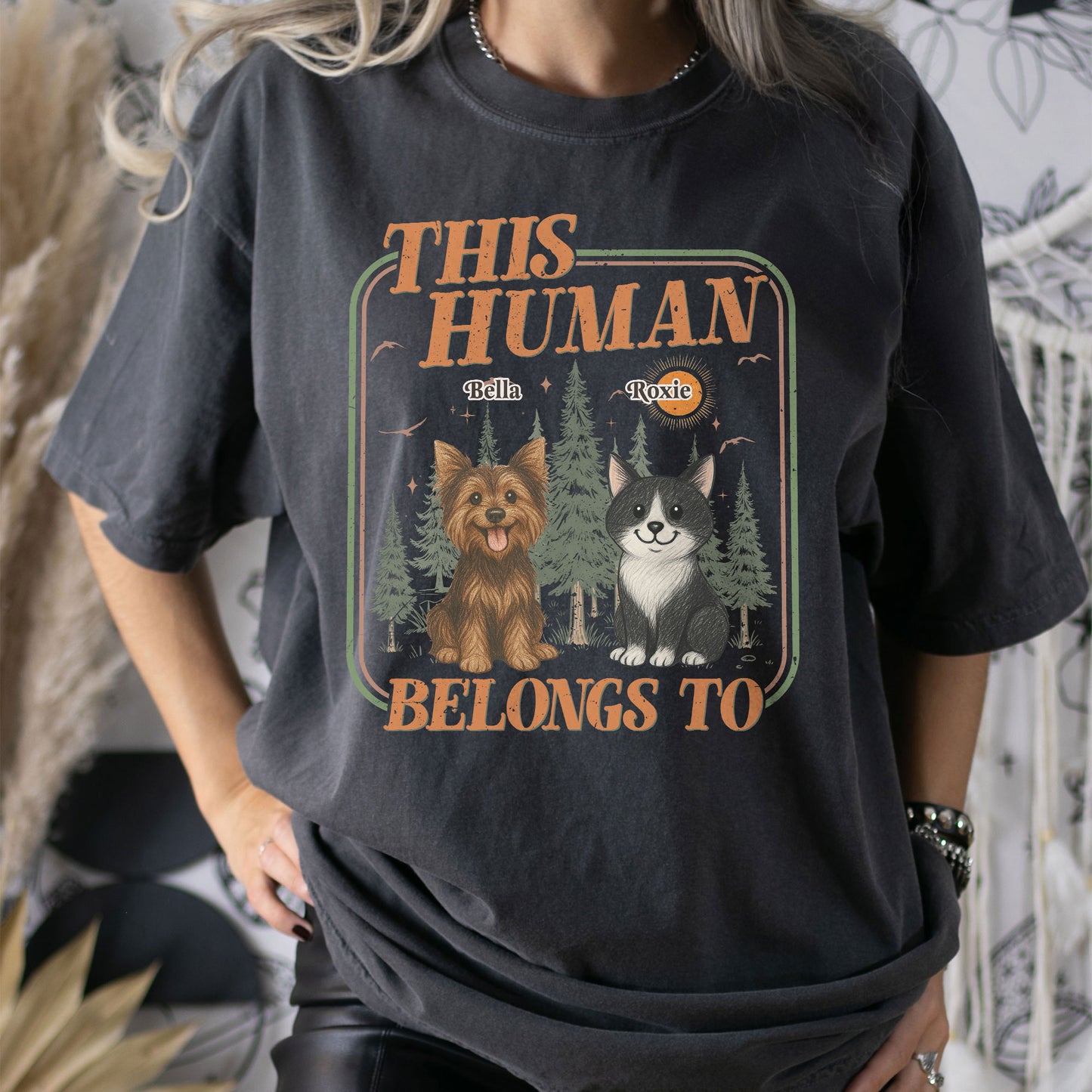 This-Human-Belongs-To-Vintage-Version-Personalized-Shirt-2