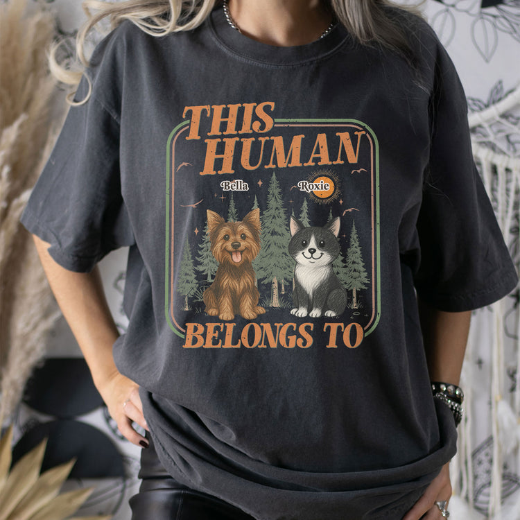 This-Human-Belongs-To-Vintage-Version-Personalized-Shirt-2