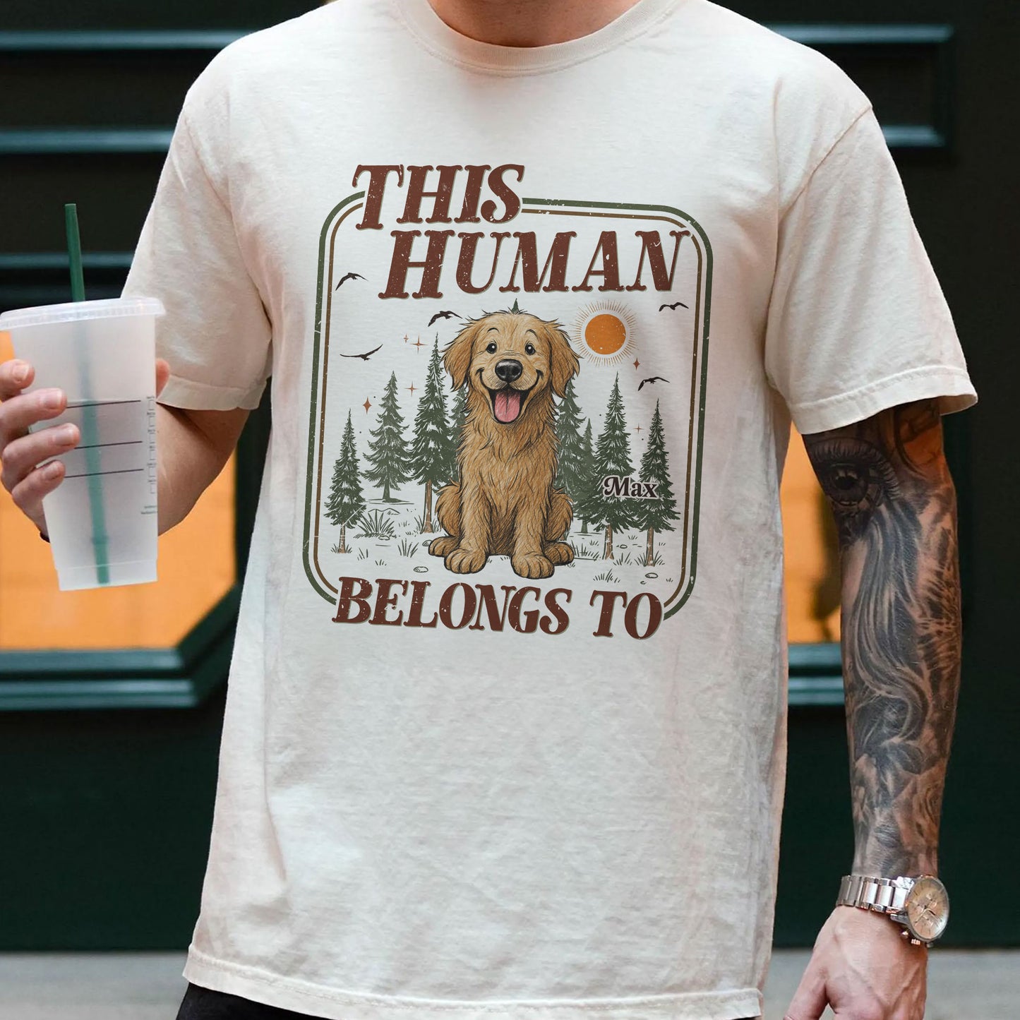 This-Human-Belongs-To-Vintage-Version-Personalized-Shirt-4