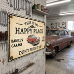 This-Is-My-Happy-Place-Garage-Sign,-Gift-For-Men-For-Him-Personalized-Metal-Sign-(4) 1