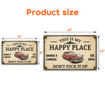 This-Is-My-Happy-Place-Garage-Sign,-Gift-For-Men-For-Him-Personalized-Metal-Sign-(5) 1