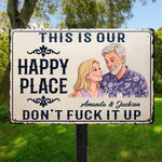 This-Is-Our-Happy-Place-Custom-Couple-Photo-Cartoon-Art-Personalized-Metal-Sign-3