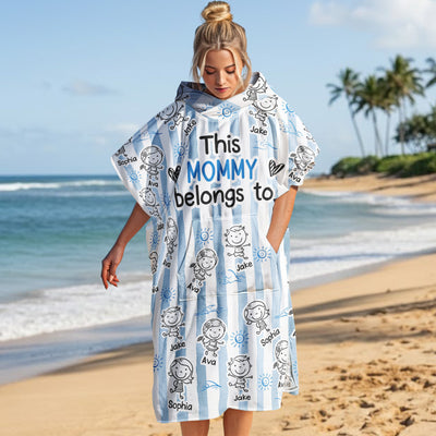 This Mommy Belongs To - Personalized Beach Towel
