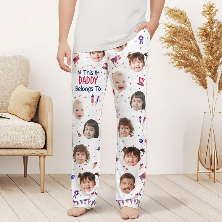This-Papa,-Mama-Belongs-To-Usa-250-Patriotic-Kid-Photos-Personalized-Lounge-Pants-2
