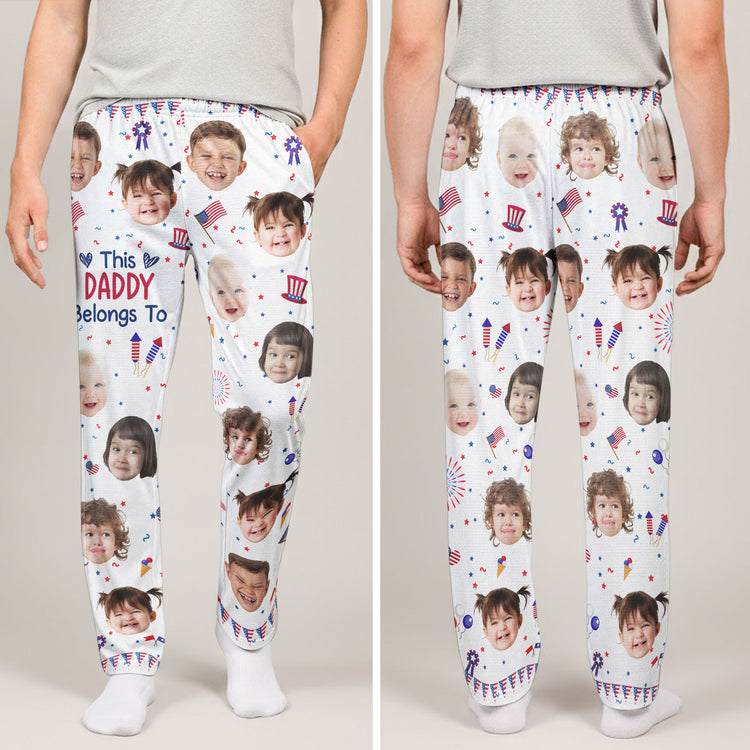 This-Papa,-Mama-Belongs-To-Usa-250-Patriotic-Kid-Photos-Personalized-Lounge-Pants-5
