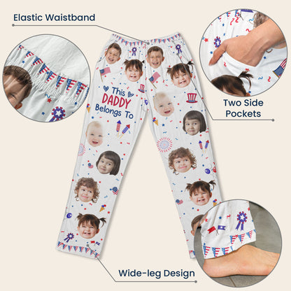 This-Papa,-Mama-Belongs-To-Usa-250-Patriotic-Kid-Photos-Personalized-Lounge-Pants-8