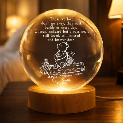 Those We Love Don't Go Away Remembrance Gift - Personalized Night Light