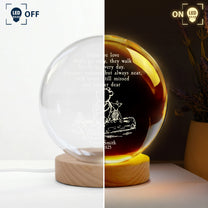 Those We Love Don't Go Away Remembrance Gift - Personalized Night Light