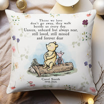 Those We Love Don't Go Away Remembrance Gift - Personalized Pillow