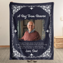 Though I've Gone Ahead, I'm Not Far Away - Personalized Photo Blanket