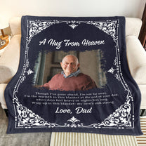 Though I've Gone Ahead, I'm Not Far Away - Personalized Photo Blanket