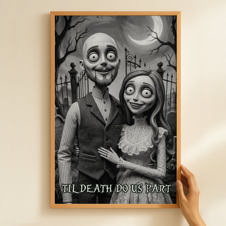 Til-Death-Do-Us-Part-Gothic-Portrait-Spooky-Halloween-Personalized-Poster-5