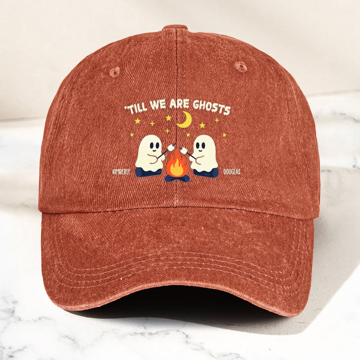 Till We Are Ghosts - Personalized Distressed Denim Cap