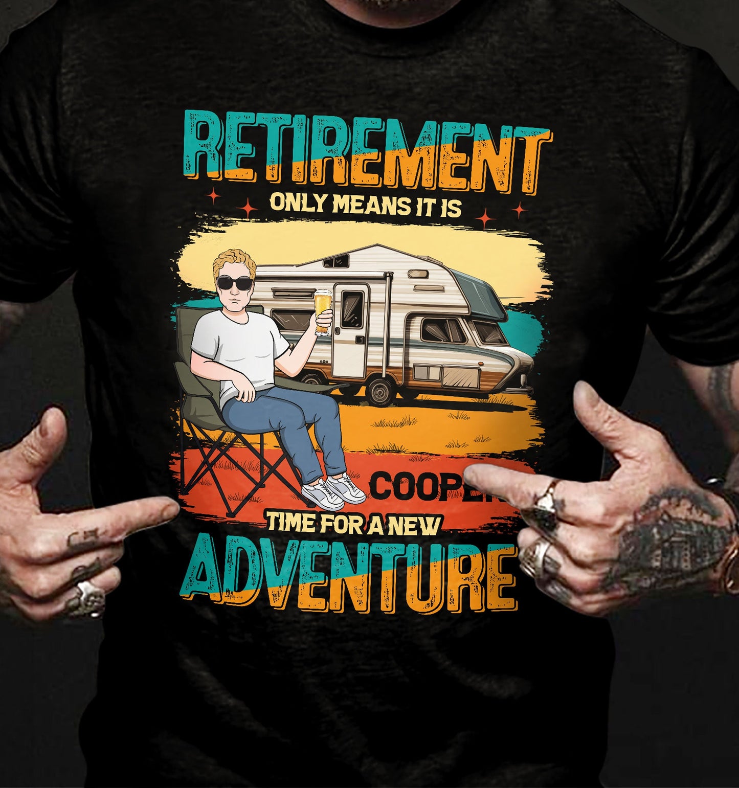 Time For A New Adventure - Personalized Shirt