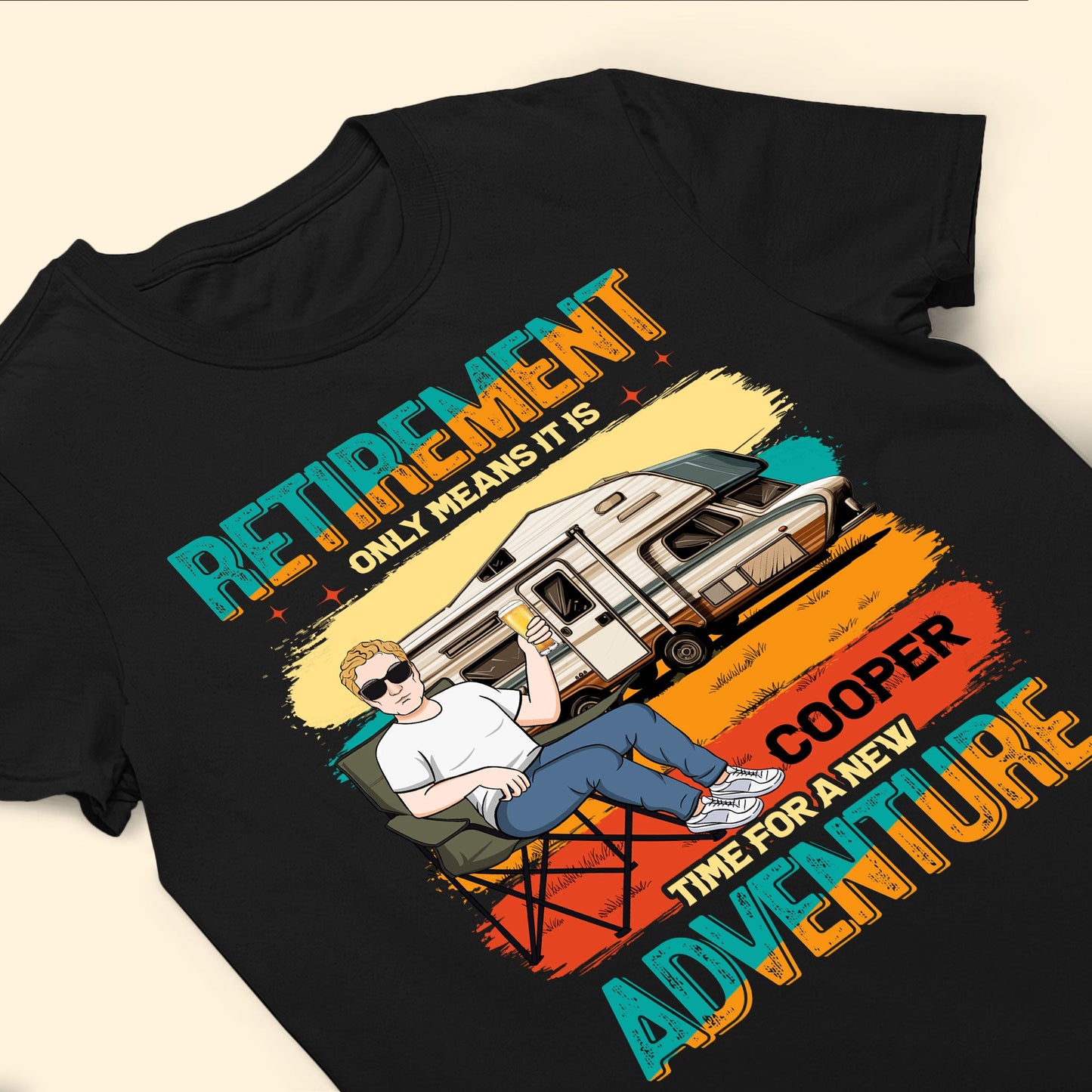 Time For A New Adventure - Personalized Shirt