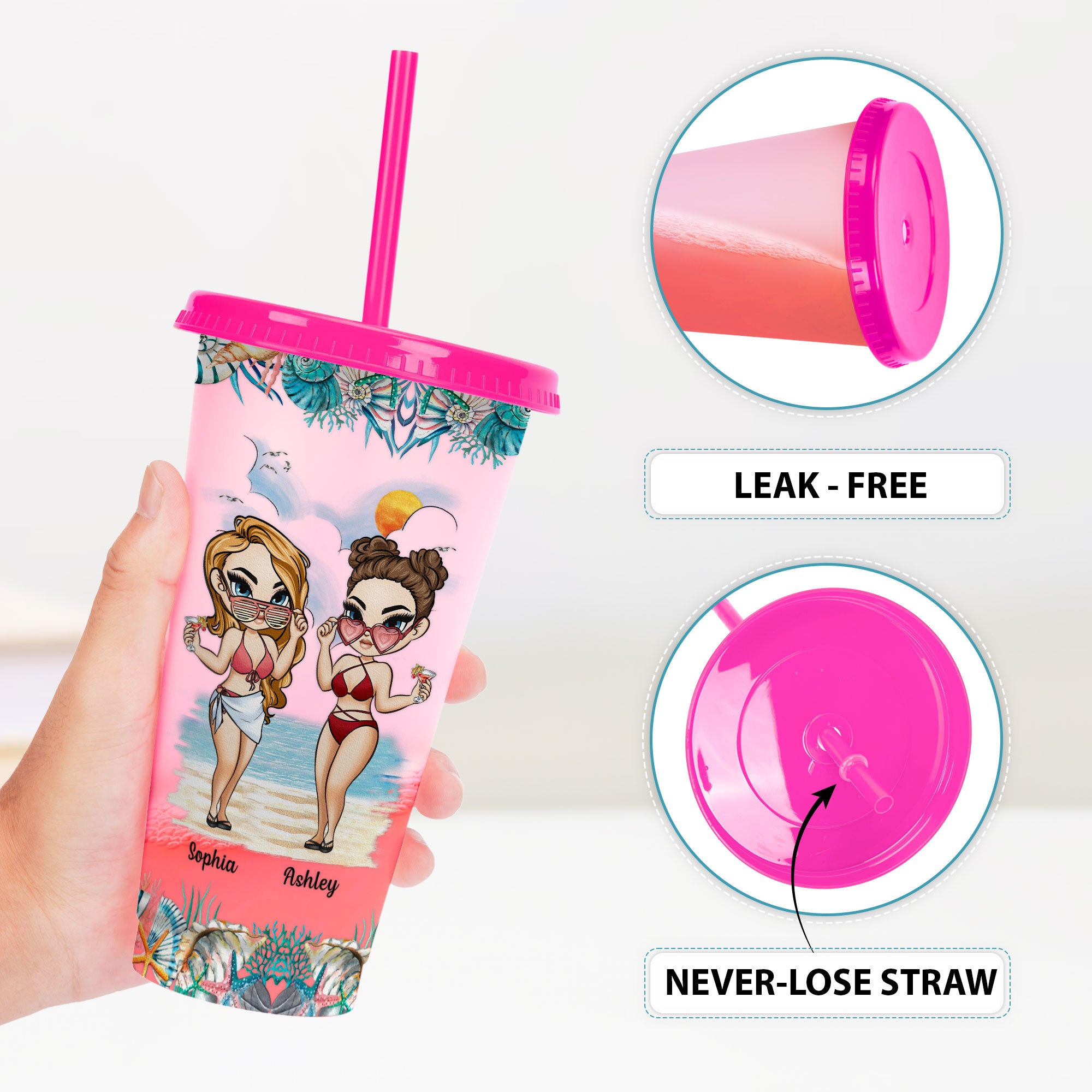 Time For Girls Trip - Personalized Color Changing Cup