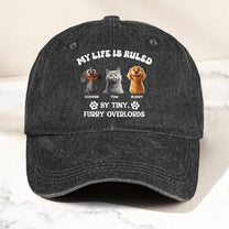 Tiny Furry Overlords - Personalized Distressed Denim Cap