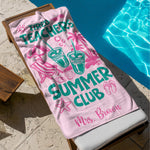 Tired_Teachers_Summer_Club_Personalized_Beach_Towel_4
