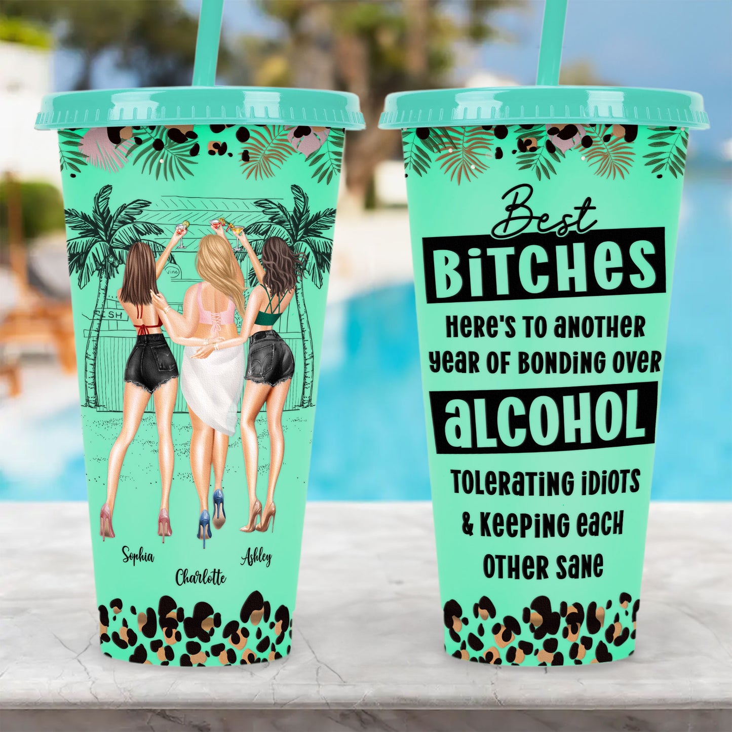 To Another Year Of Bonding - Personalized Color Changing Cup