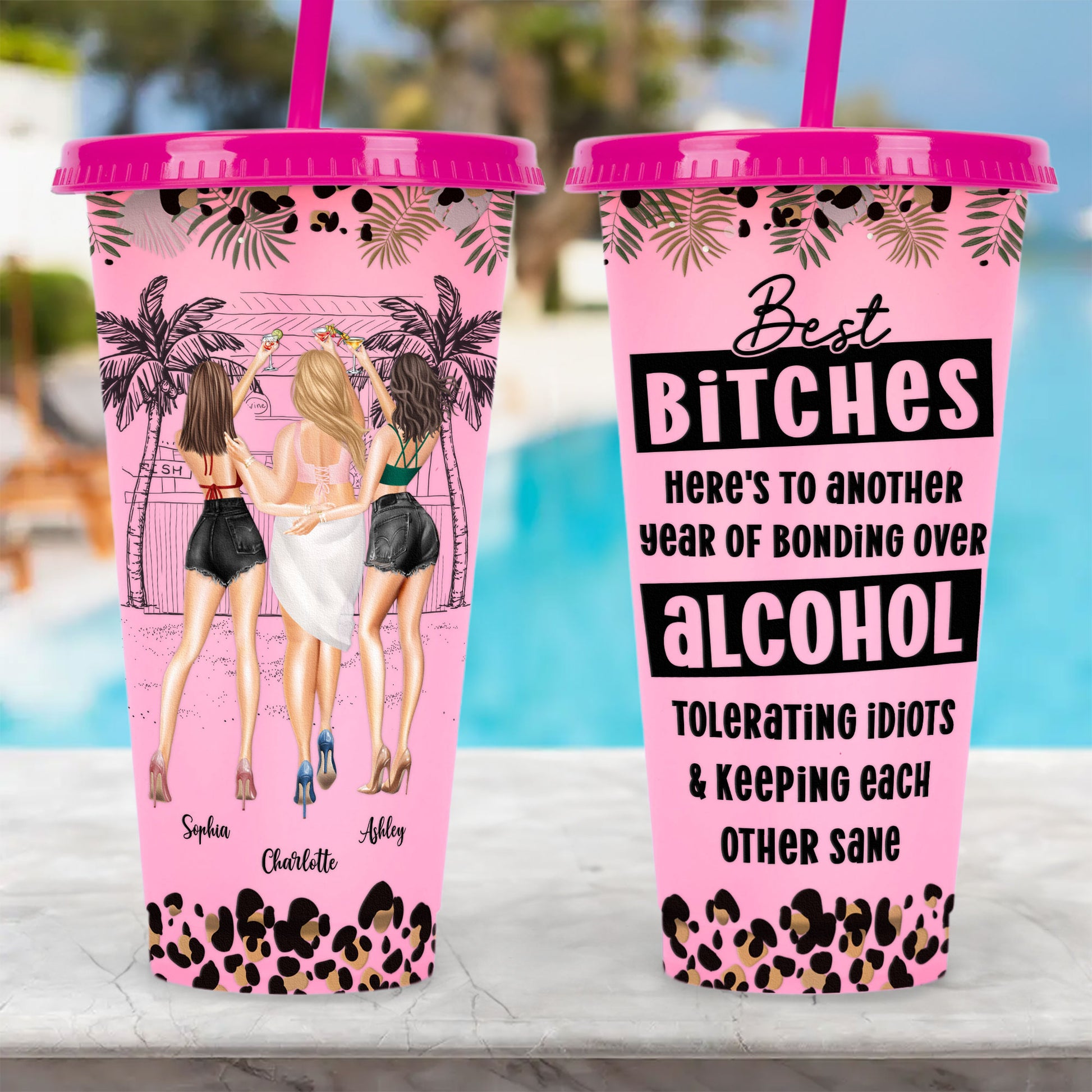 To Another Year Of Bonding - Personalized Color Changing Cup