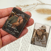 To Many More Chapters Together - Custom Couples Photo Book Lovers Gifts - Personalized Bookmark