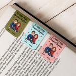 To Many More Chapters Together - Personalized Leather Magnetic Bookmark