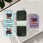 To Many More Chapters Together - Personalized Leather Magnetic Bookmark