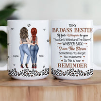 To My Badass Bestie You Are Awesome - Personalized Mug