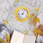 To My Daughter Gift If Fate Whisper To You - Personalized Acrylic Desk Clock
