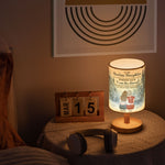 To My Daughter Gift Whisper Back I Am The Storm - Personalized Fabric Lamp
