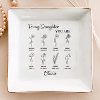 To My Daughter Gift You Are Gift - Personalized Jewelry Dish