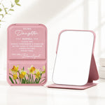 To My Daughter Granddaughter You Are Beautiful - Personalized Mirror