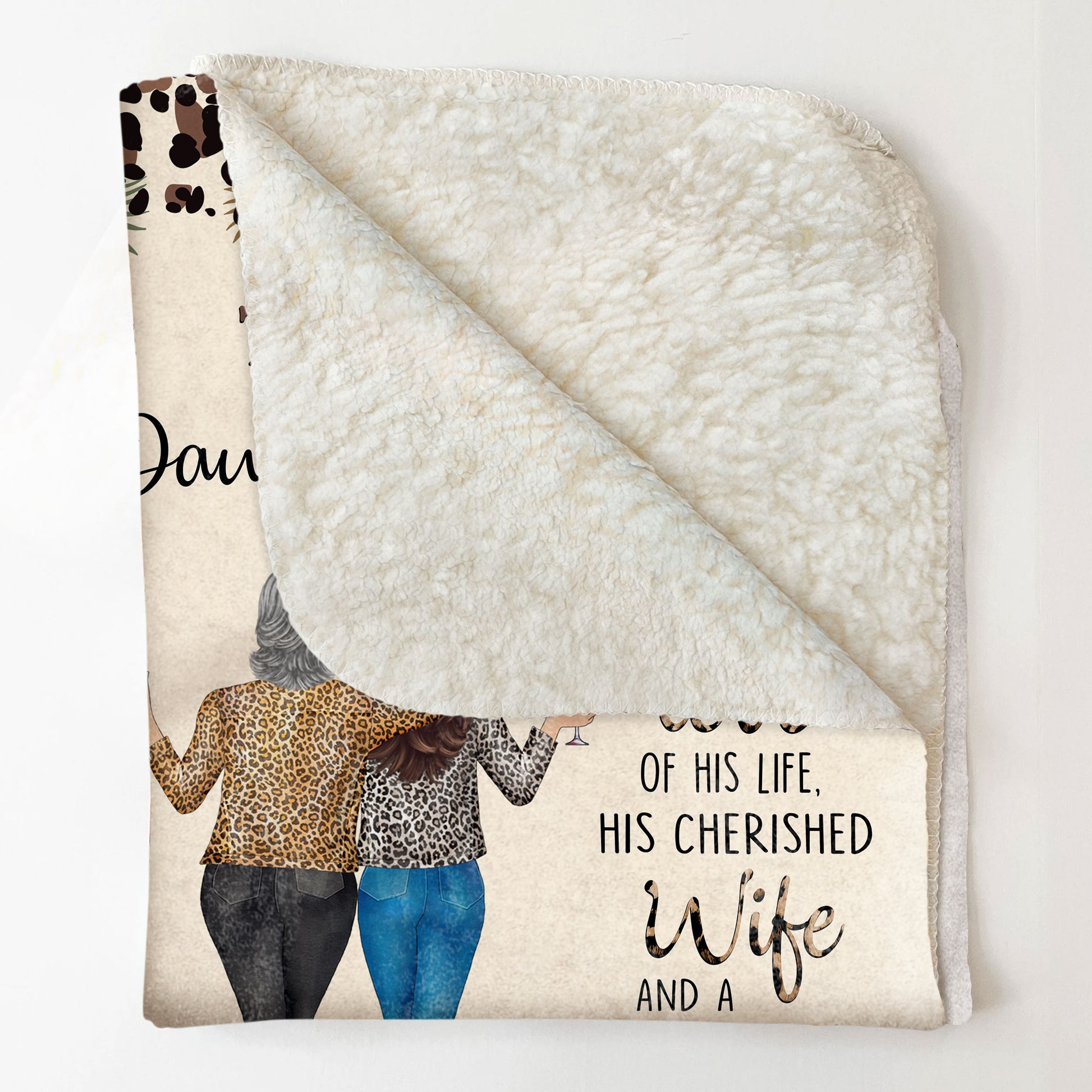 To My Daughter-In-Law You Are My Daughter-In-Heart - Personalized Blanket