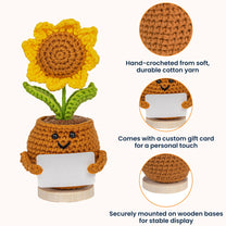 To My Daughter Inspirational Gifts - Crochet Doll With Custom Card