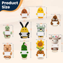 To My Daughter Inspirational Gifts - Crochet Doll With Custom Card