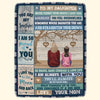 To My Daughter Son Never Forget How Much I Love You - Personalized Blanket