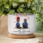 To My Daughter Watching You Be A Mom Gift For Daughter - Personalized Plant Pot