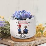 To My Daughter Watching You Be A Mom Gift For Daughter - Personalized Plant Pot