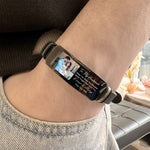 To My Husband Gift I Love You Forever Always - Personalized Photo Bracelet