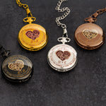 To My Husband I Wish I Could Turn Back The Clock Gift For Him - Personalized Pocket Watch
