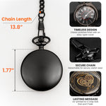 To My Husband I Wish I Could Turn Back The Clock Gift For Him - Personalized Pocket Watch