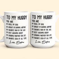 To My Husband You Are My Favorite Cock Of All Time - Personalized Mug