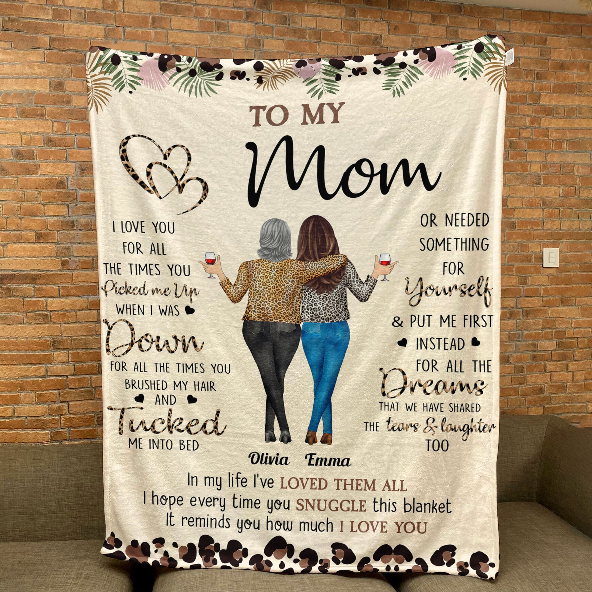 To My Mom - Personalized Blanket – Macorner