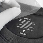 To My Son As God Loved His Only Begotten Son Gift From Mom, Dad - Personalized Shirt