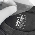 To My Son Never Forget That You Are Chosen Bible Verses Gift For Son - Personalized Shirt