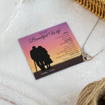 To My Wife Anniversary Gift Birthday Gift - Personalized Infinity Heart Necklace