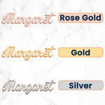 To My Wife Anniversary Gift - Personalized Name Stud Earrings