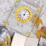 To My Wife Gift I Wish I Could Turn Back The Clock - Personalized Acrylic Desk Clock