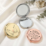 To My Wife Never Forget That I Love You - Personalized Compact Mirror