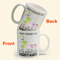 Daddy Gift Mug - Fathers Day Funny Daddy Daddysaurus Mug Cup - Foto 9
